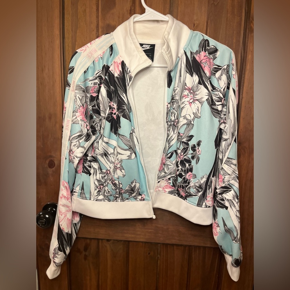 Nike sportswear floral jacket